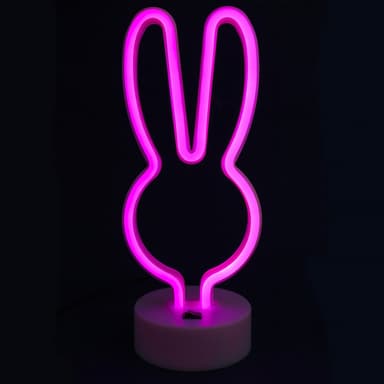 Нічний світильник Neon Lamp series - Bunny Pink