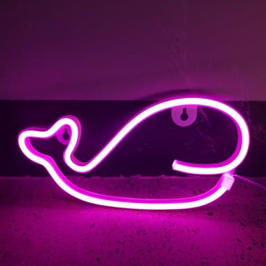 Нічний світильник Neon Sign - Whale