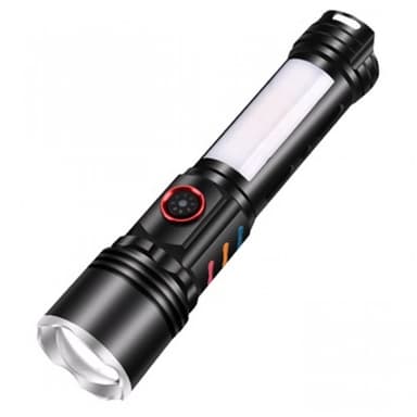 Ліхтар ручний акумуляторний LED RGB з USB - SY-2307